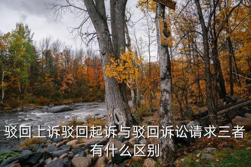 駁回起訴，駁回起訴和駁回訴訟請求區(qū)別