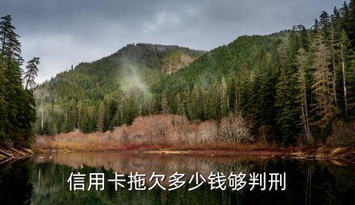 信用卡欠多少會坐牢，信用卡欠款多少會判刑