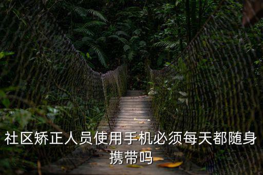 矯正人員，社區(qū)矯正人員使用手機必須每天都隨身攜帶嗎