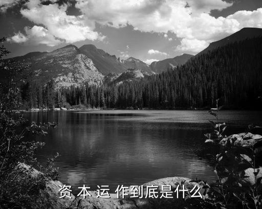 什么是資本運作，什么是資本運作