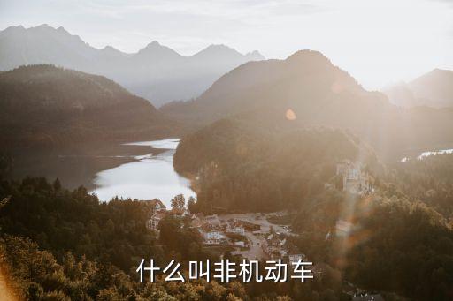 什么是非機動車，非機動車是指