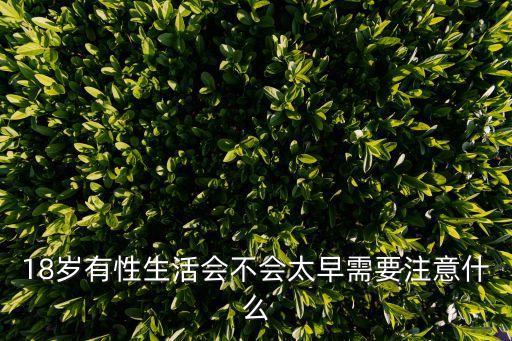 18歲*，18歲可以ML嗎