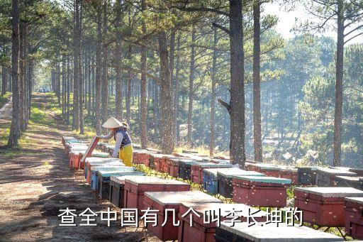 李長坤，查全中國有幾個叫李長坤的