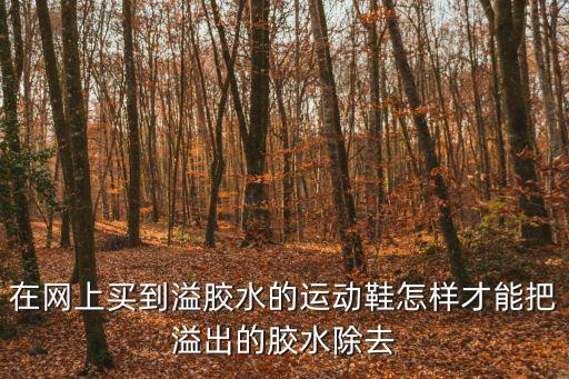 在網(wǎng)上買到溢膠水的運動鞋怎樣才能把溢出的膠水除去