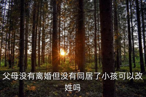 孩子改姓，什么情況下可以給孩子改姓