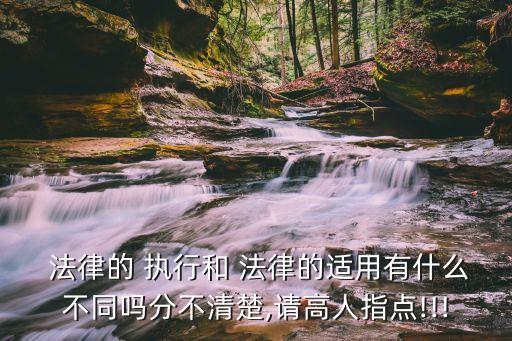 法律執(zhí)行和法律適用的例子,法律制定,法律執(zhí)行,法律適用,法律遵守