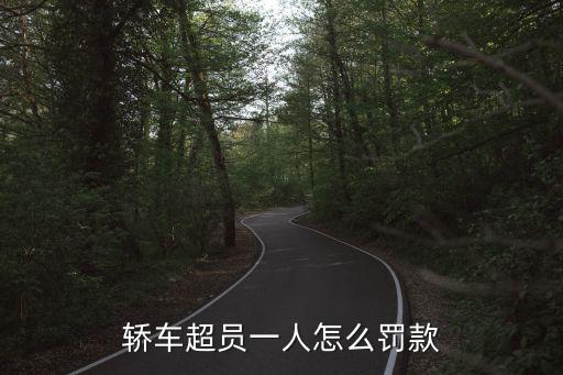 超員怎么處罰，車輛超員怎么處罰