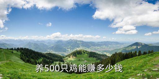 養(yǎng)雞500只利潤(rùn)，養(yǎng)500只蛋雞要多錢能賺多錢