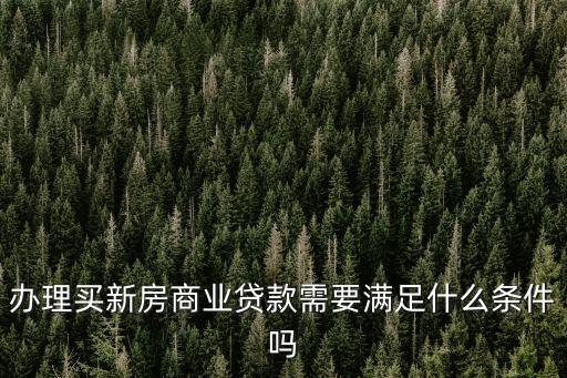 商業(yè)住房貸款，申請(qǐng)住房按揭商業(yè)貸款需要什么手續(xù)