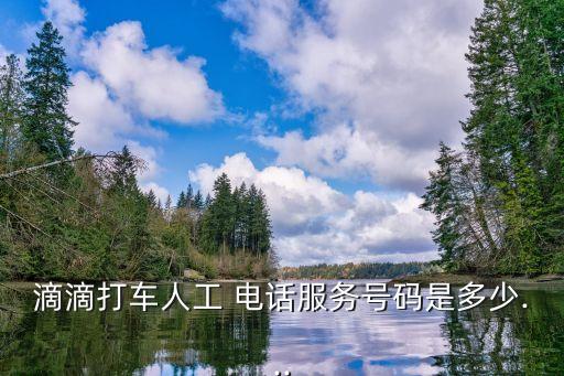 滴滴打車人工 電話服務號碼是多少...
